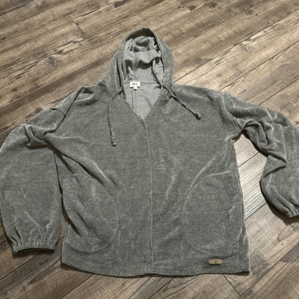 BKE women's weathered Green hoodie size L